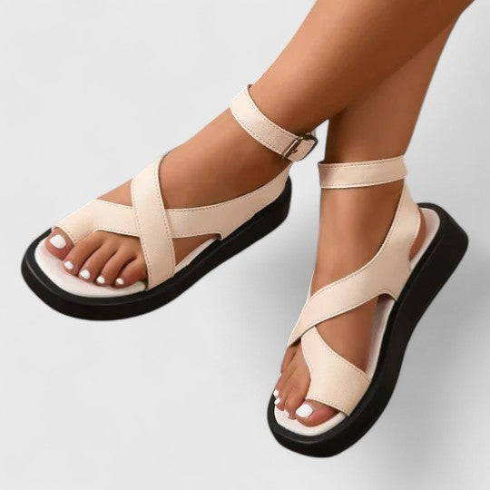 Lalaine | Elegant Sandals Beige