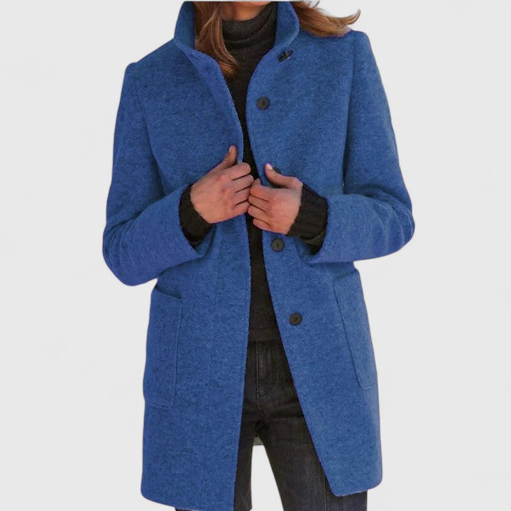 Jayzmarie | Elegant Coat Navy Blue