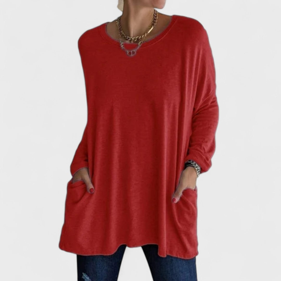 Emmarie | Comfortable Top Red