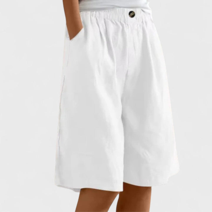 Katy | Elegant Shorts White