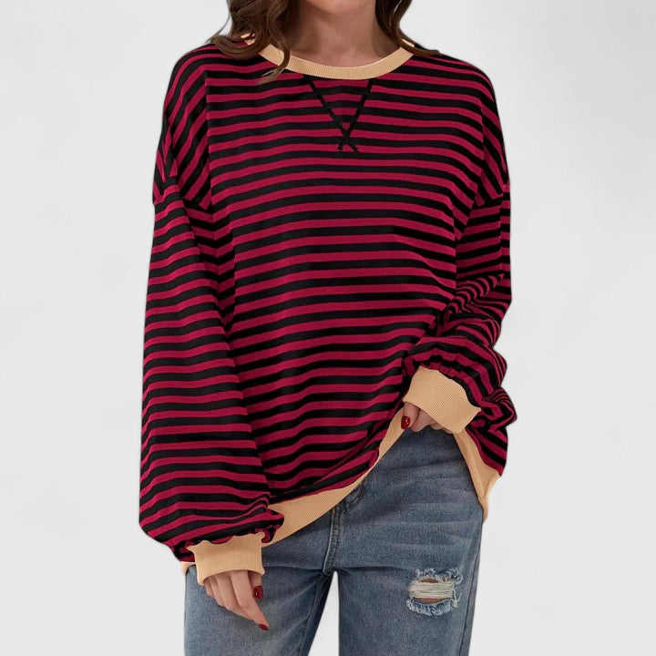 Kayli | Comfortable Sweater Red Wine