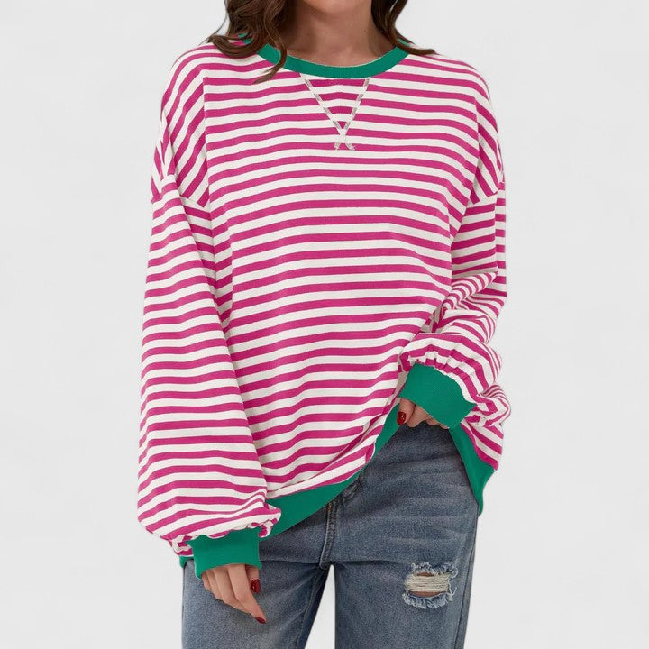 Kayli | Comfortable Sweater Pink Red