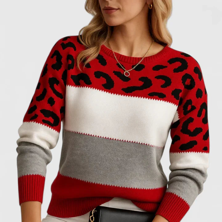 Marizelina | Elegant Sweater Red