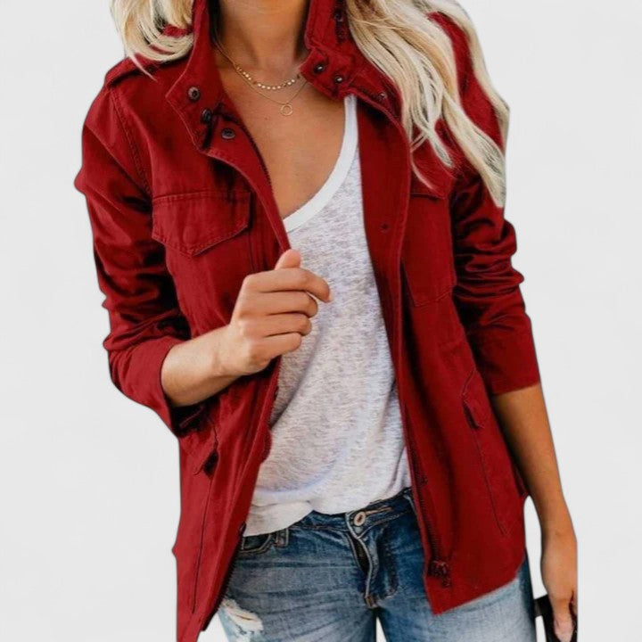 Janine | Elegant Jacket Red