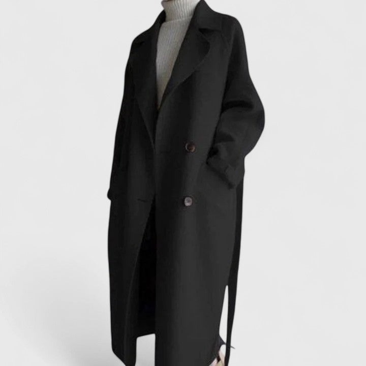 Zyrenya | Elegant Coat Black