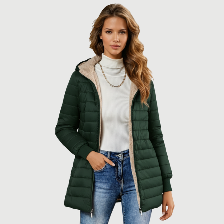 Vaelis | Elegant Coat Military Green