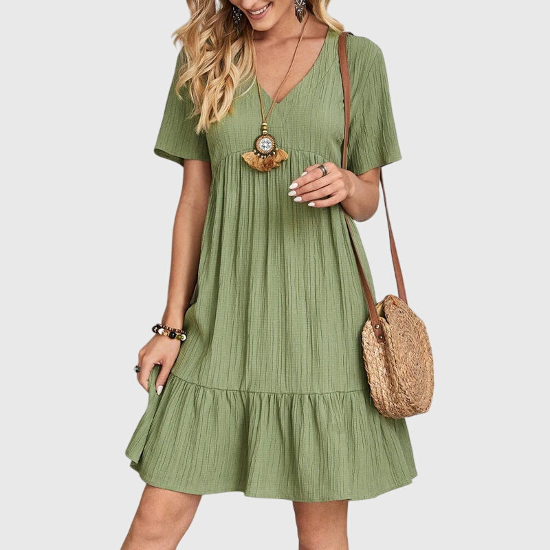 Jasmine | Elegant Flattering Dress Green