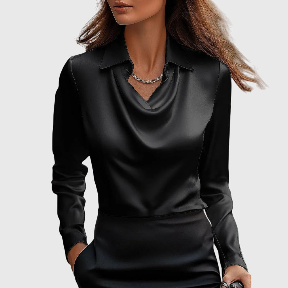 Brooklyn™ | Elegant Blouse Black