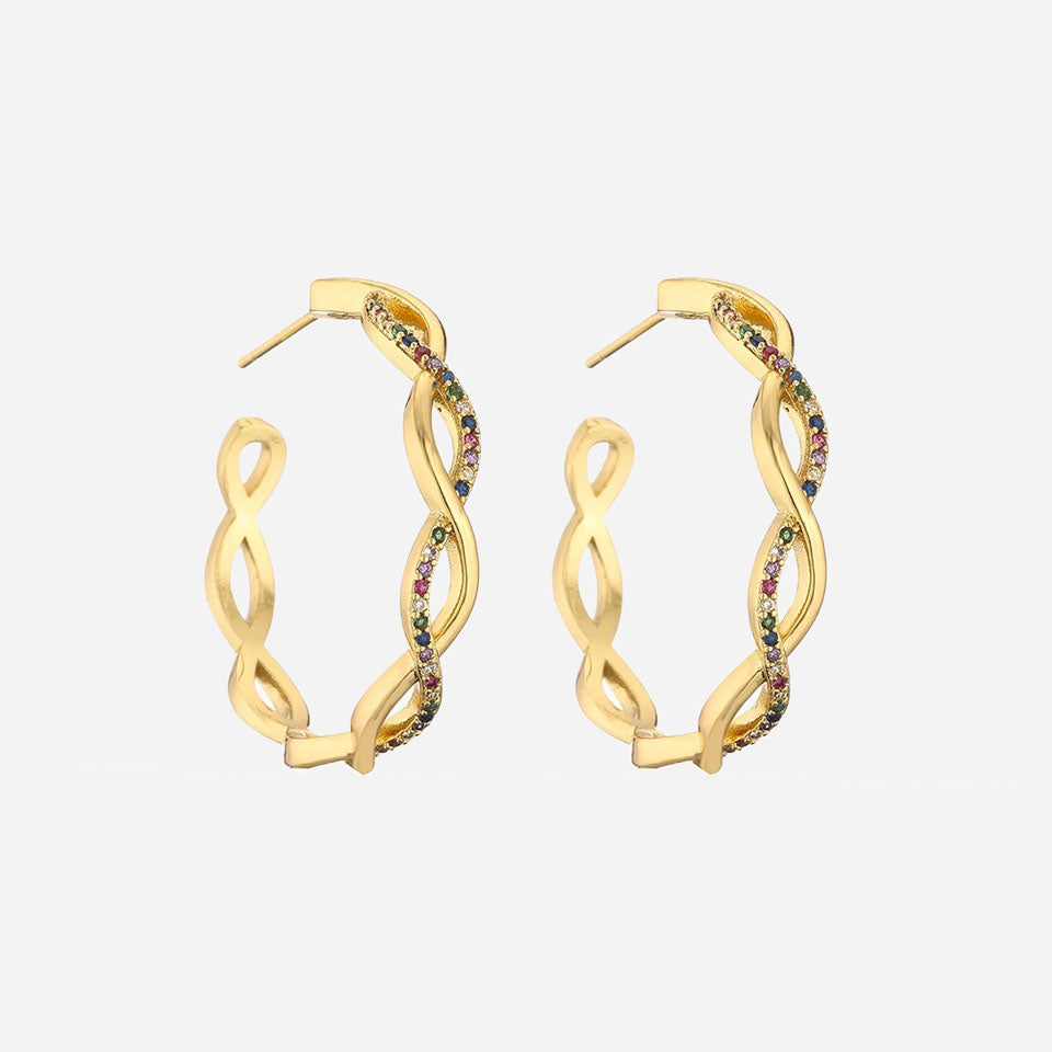 Julenyssa | Wave Earrings 18K Gold