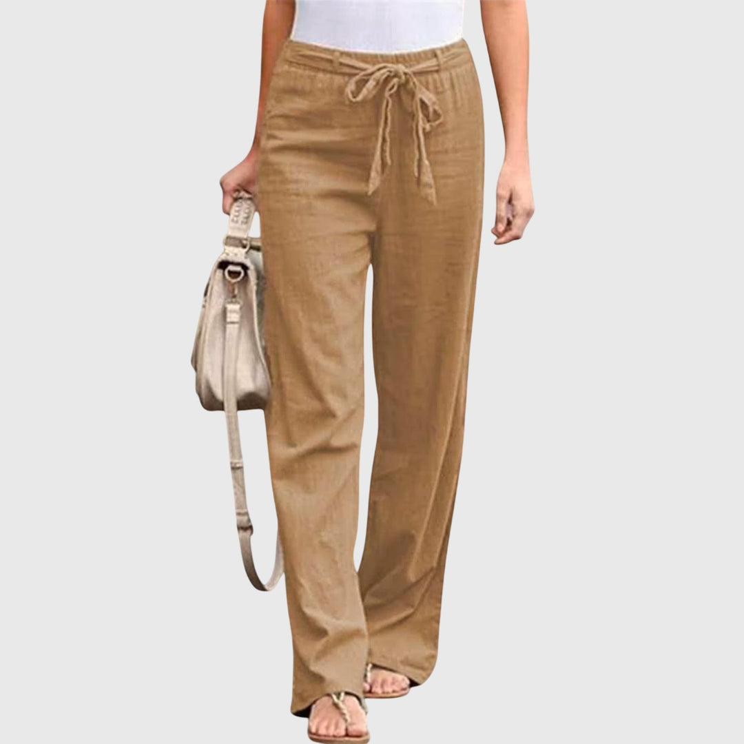 Loreen - Lightweight Pants Light Brown