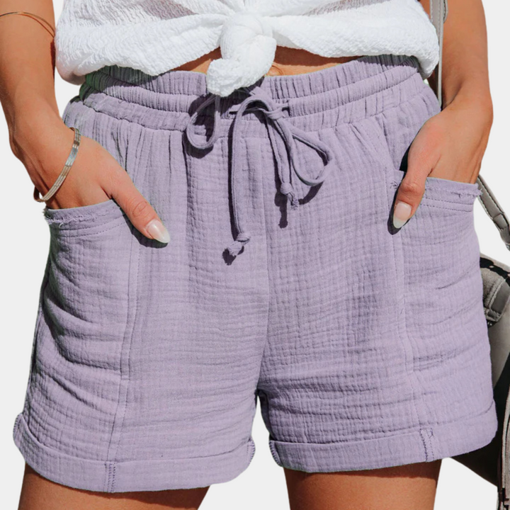 Maya | Elegant Women's Shorts Light Purple