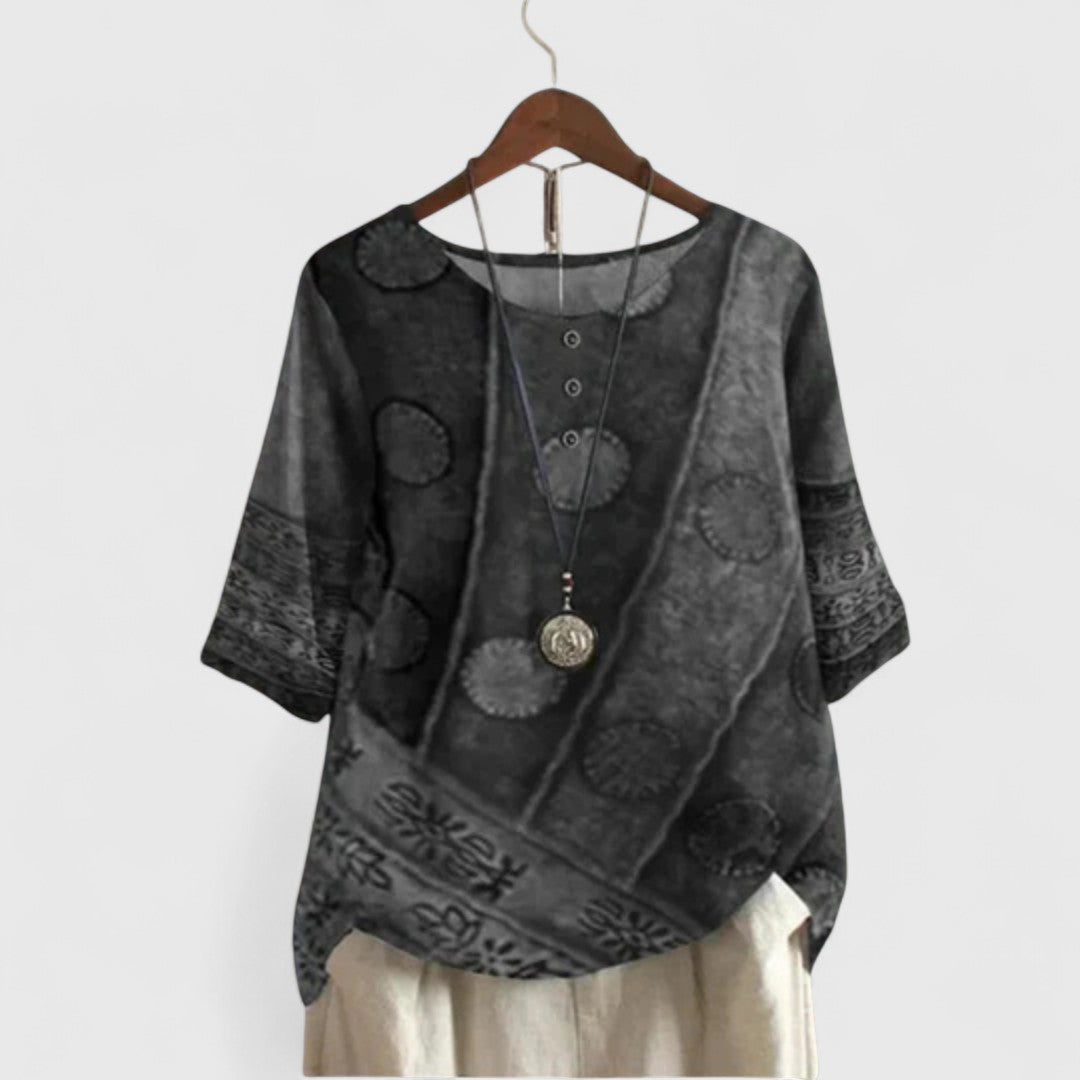 Daenerys | Sophisticated Top Gray