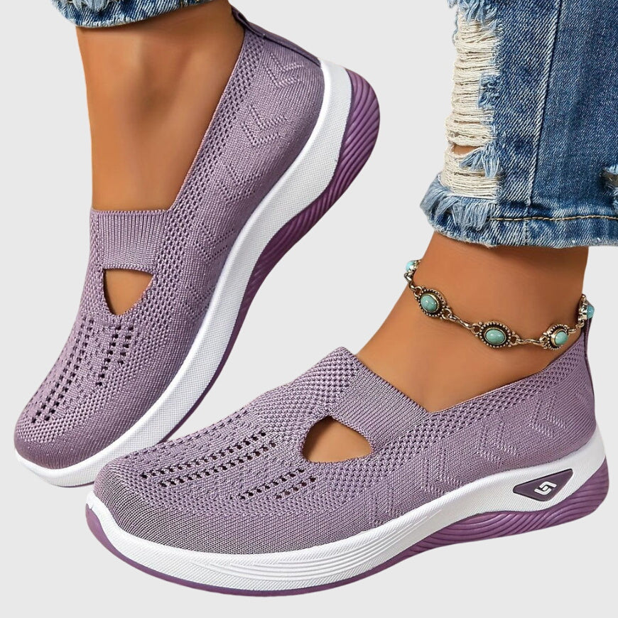 Olivia | Orthopedic Walking Shoes Purple
