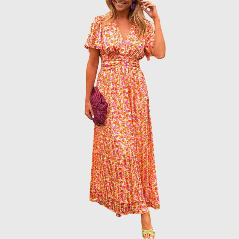 Alice | Comfortable Summer Dress Orange