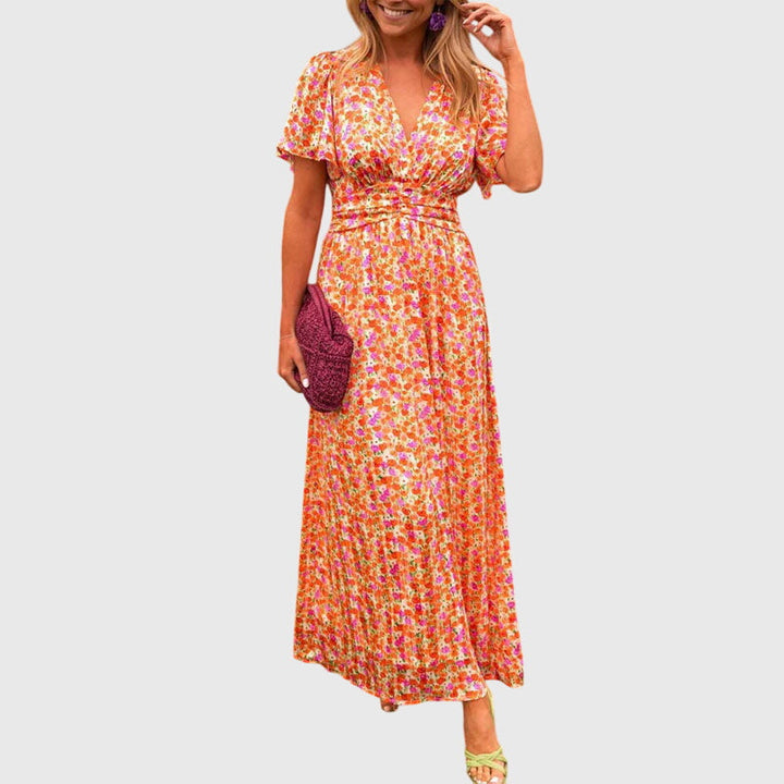 Alice | Comfortable Summer Dress Orange