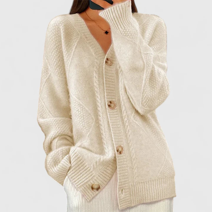 Solenyahh | Comfortable Cardigan Apricot