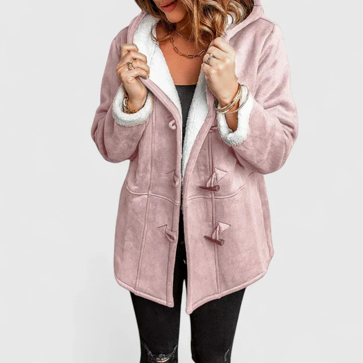Ziah | Comfortable Coat Pink
