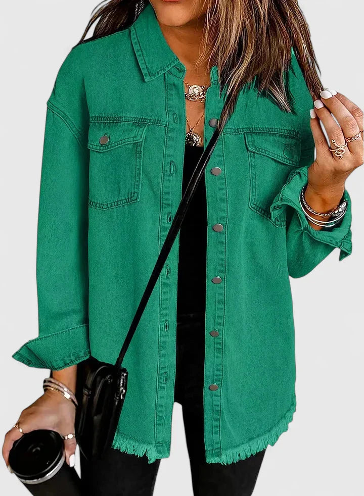 Novalyssa | Comfortable Jacket Green