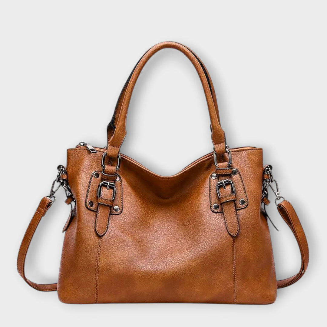 Olivia – Elegant Shoulder Bag Brown