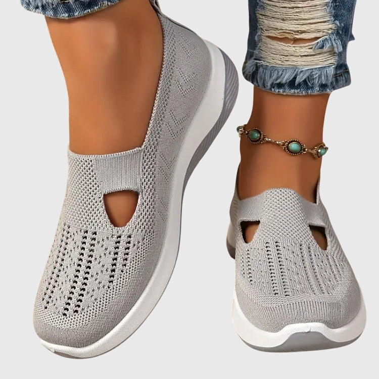 Olivia | Orthopedic Walking Shoes Gray