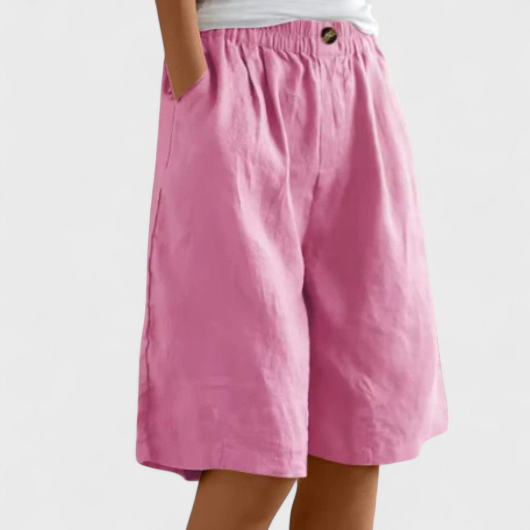 Katy | Elegant Shorts Pink