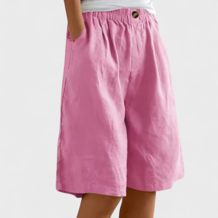 Katy | Elegant Shorts Pink