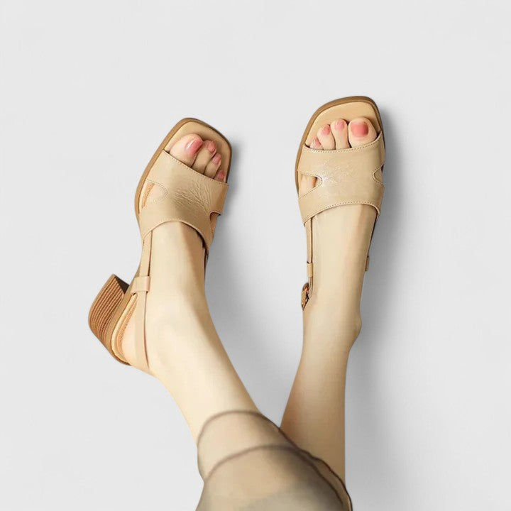 Eleonora | Comfy Sandals Apricot