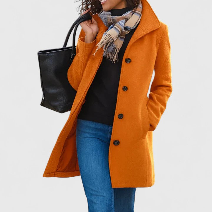 Scarlethia | Sophisticated Coat Orange