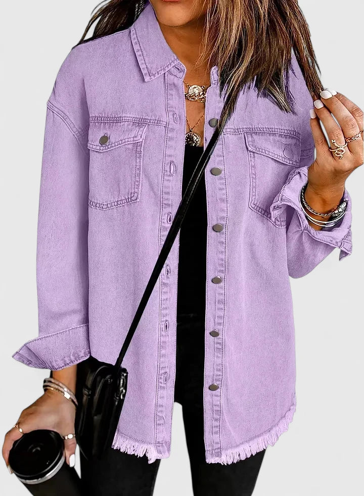 Novalyssa | Comfortable Jacket Lilac
