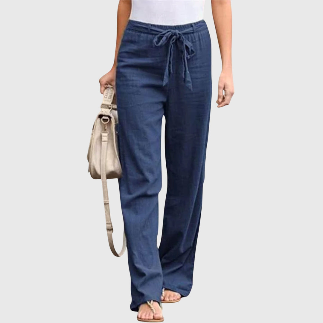 Loreen - Lightweight Pants Dark Blue