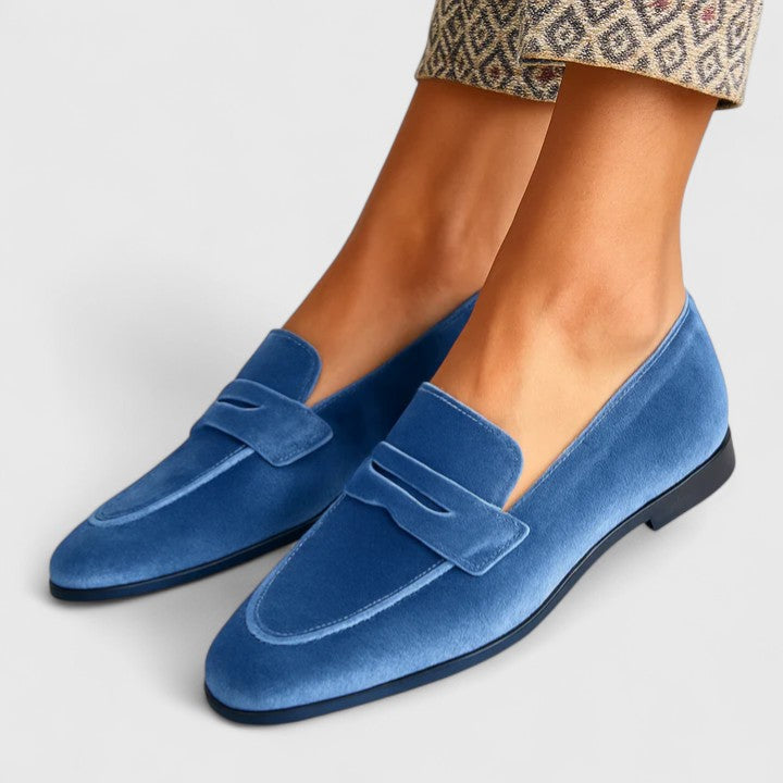 Threiza | Sophisticated Loafers Blue