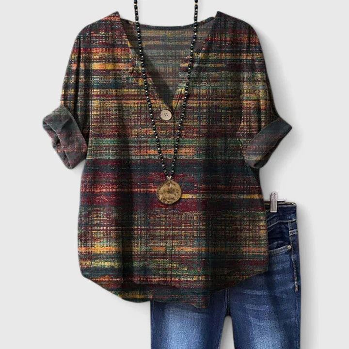 Chrystina | Sophisticated Blouse Multicolor