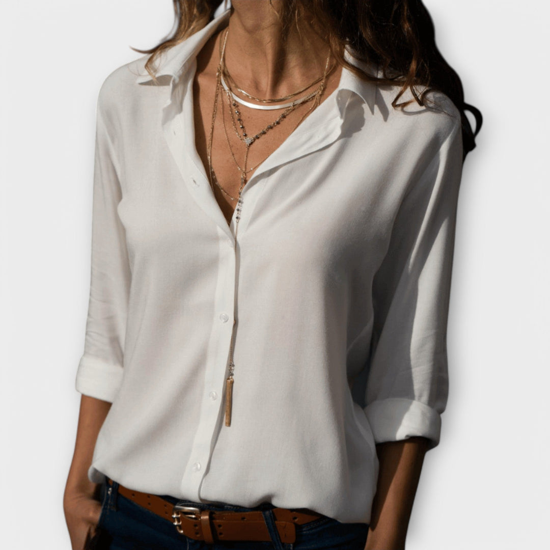 Natalie | Elegant Blouse White