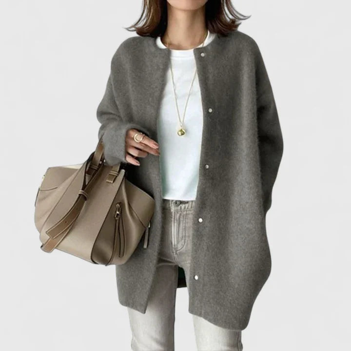Samarielis | Elegant Cardigan Gray