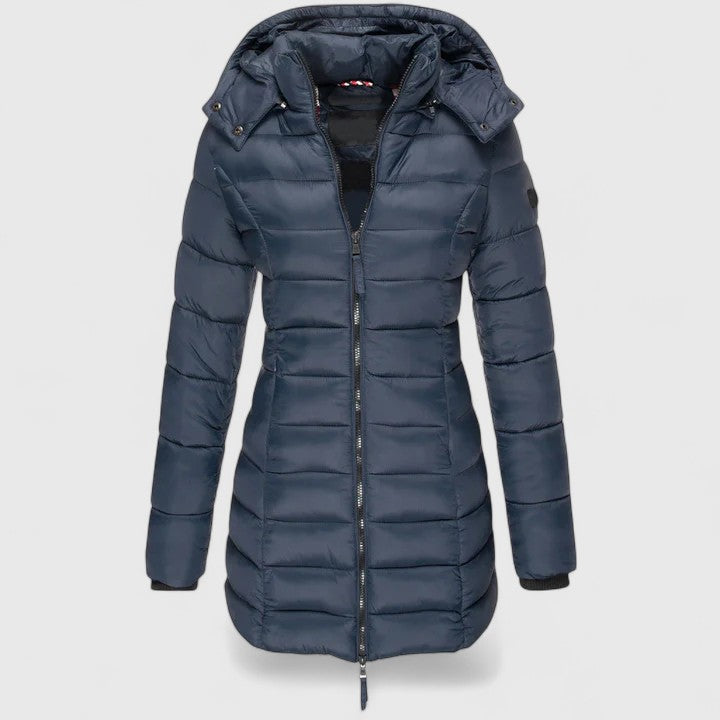 Lewis | Comfortable Coat Navy Blue