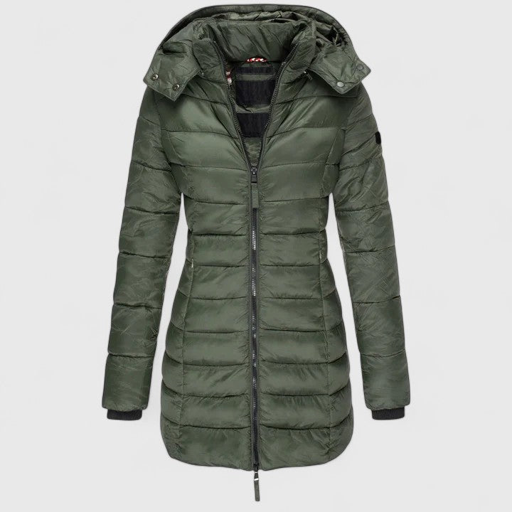 Lewis | Comfortable Coat Army Green