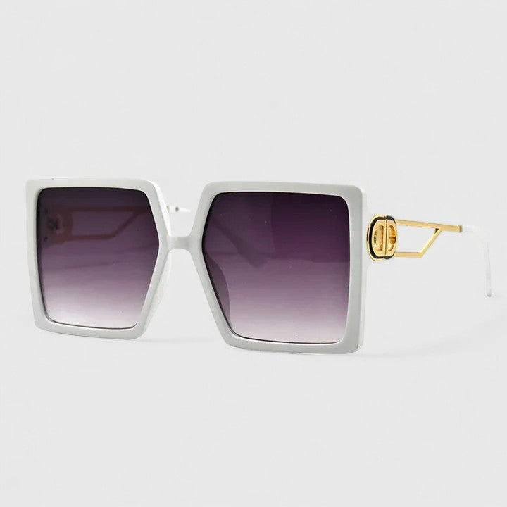 Bryelle | Elegant Sunglasses White Gray