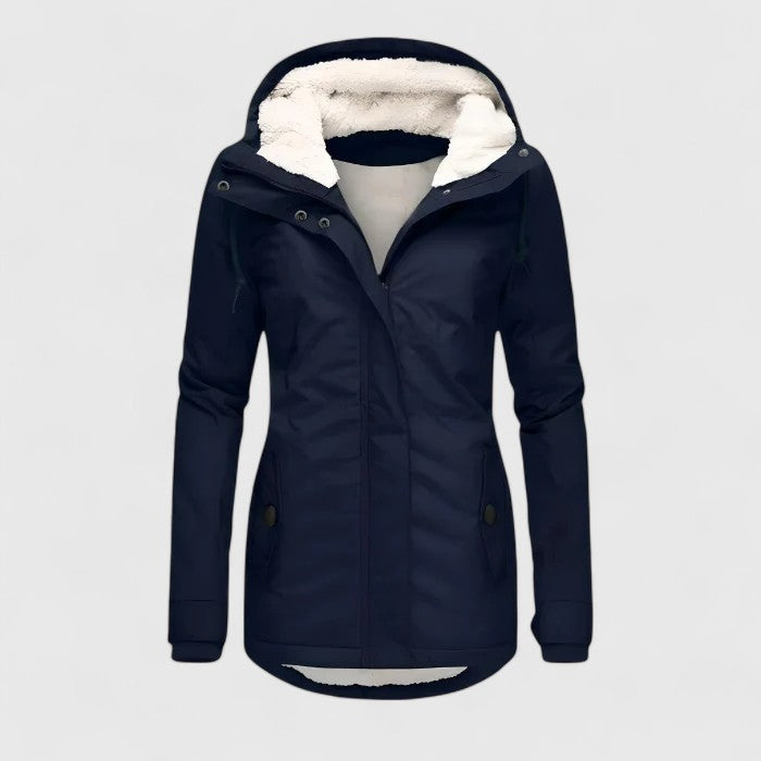 Kalyndrah | Sophisticated Coat Navy Blue