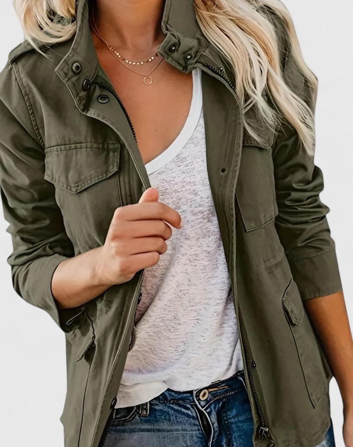 Janine | Elegant Jacket Green