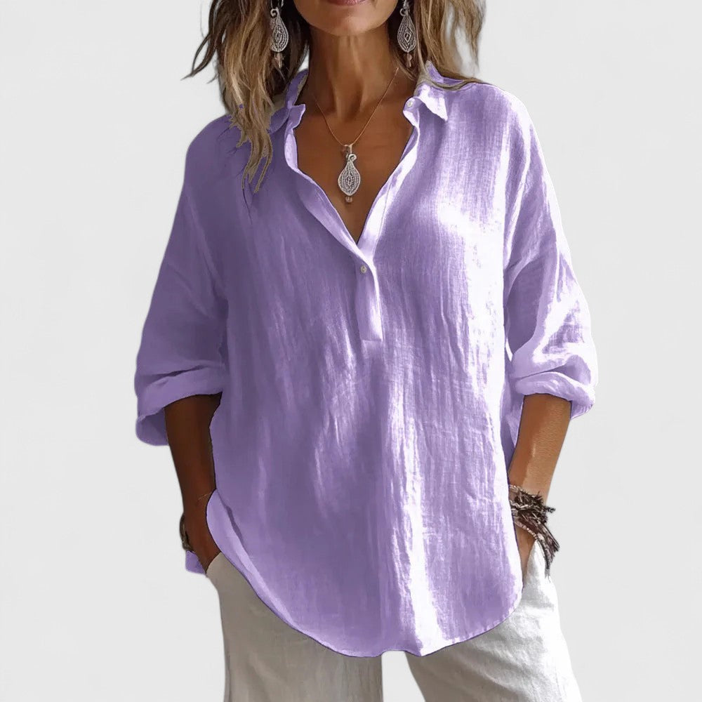Roxanna | Elegant Blouse Purple