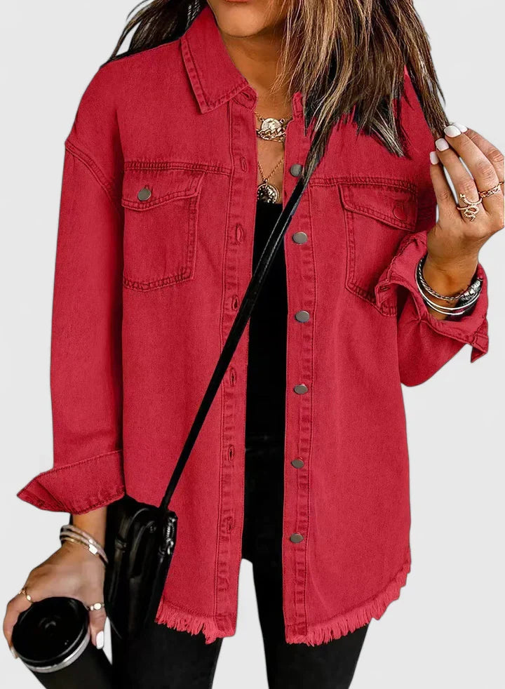 Novalyssa | Comfortable Jacket Red