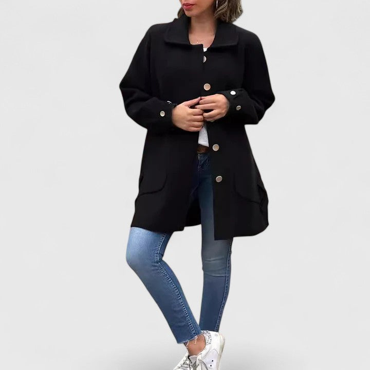 Mei | Elegant Coat Black