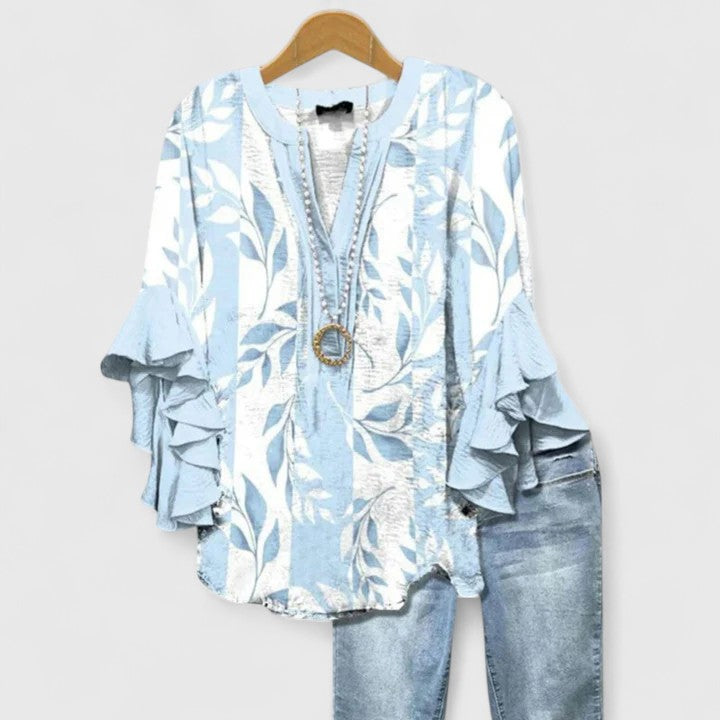 Saryphiah | Comfortable Blouse Light Blue