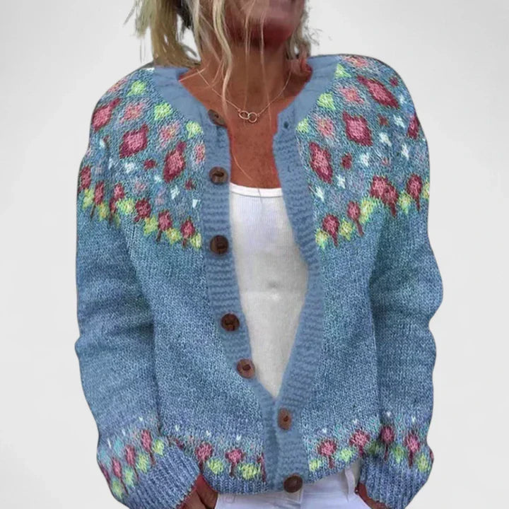 Thalynora | Stylish Cozy Cardigan Blue