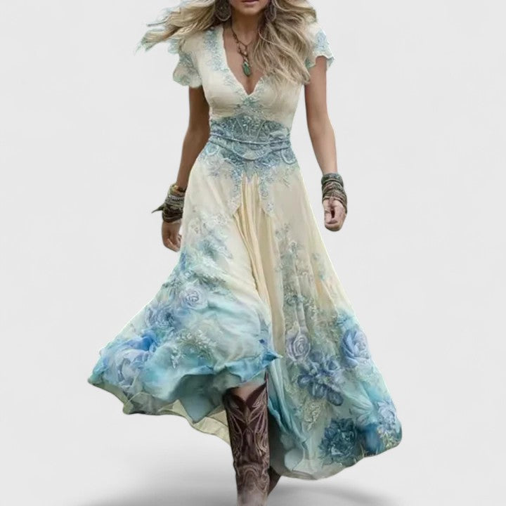 Laurenyssa | Sophisticated Dress Beige