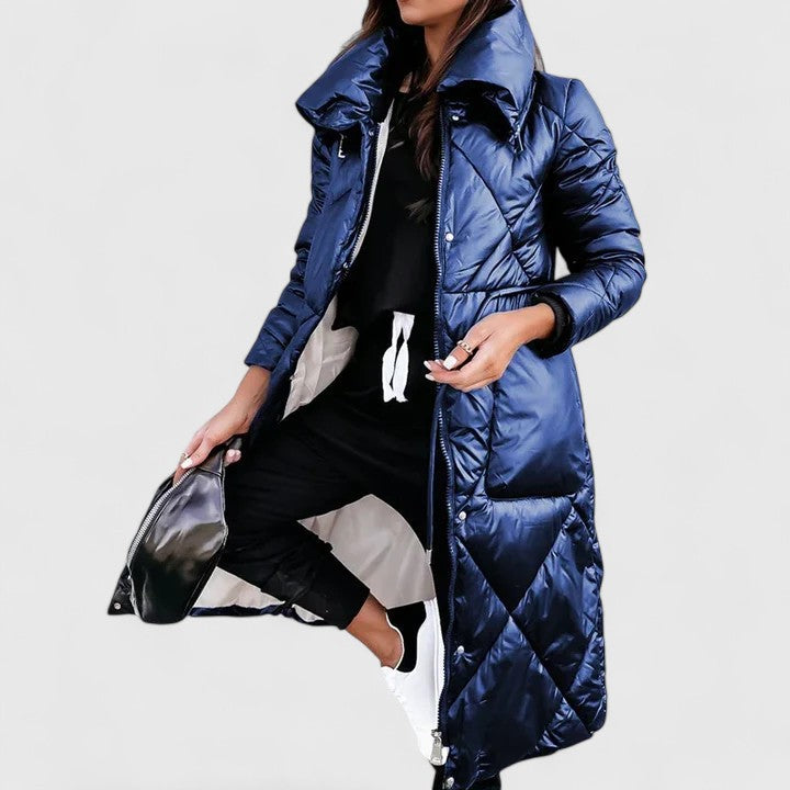 Priscilla | Elegant Coat Blue