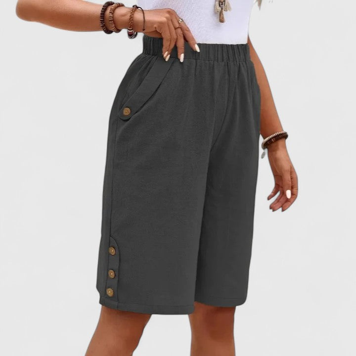 Denise | Comfortable Shorts Dark Gray