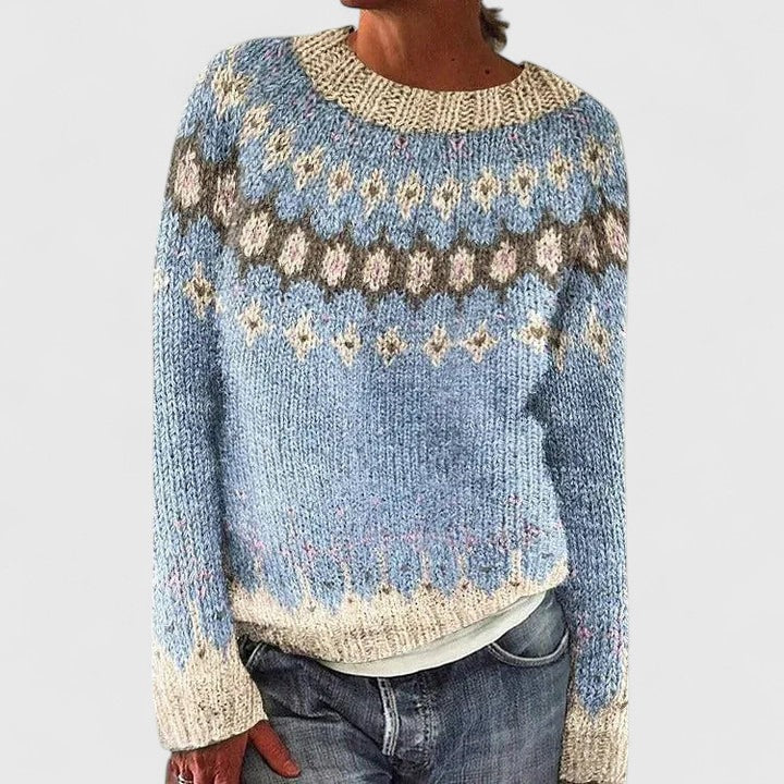 Elyvianne | Sophisticated Sweater Light Blue
