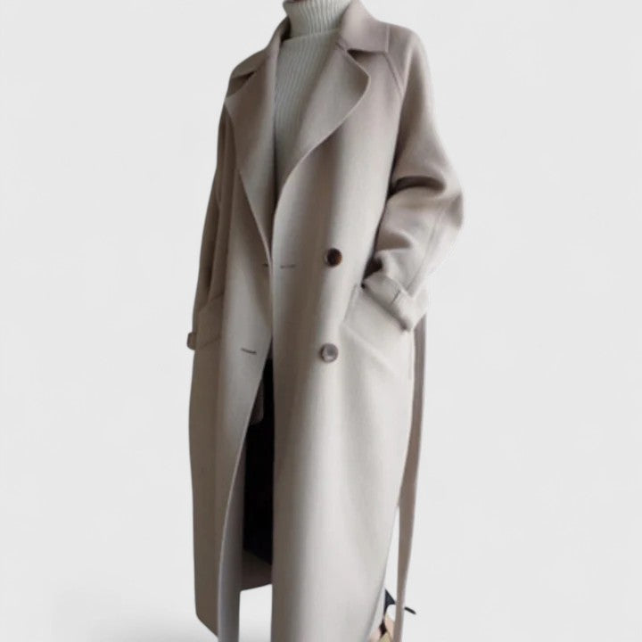 Zyrenya | Elegant Coat Beige