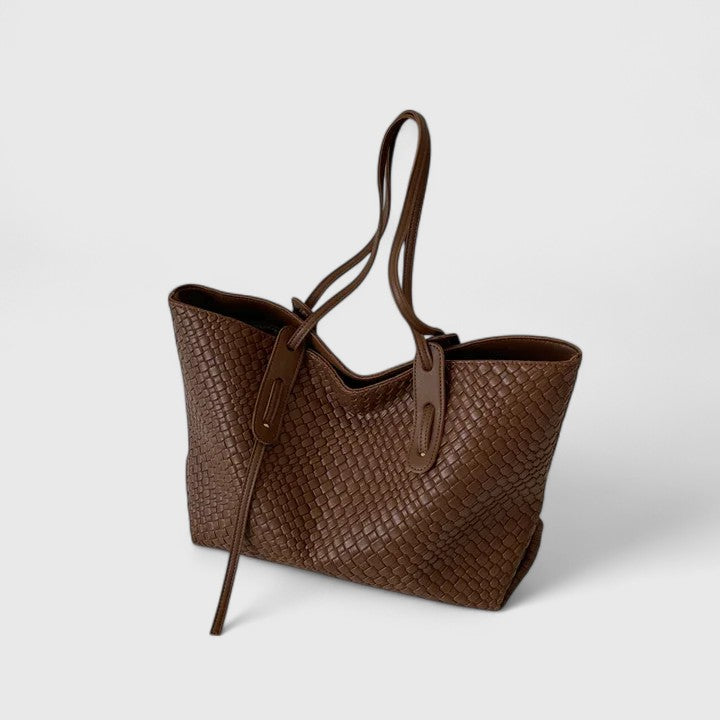 Sarenya | Elegant Tote Bag Coffee
